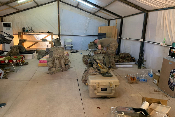 استقرار ارتش عراق در پایگاه القائم