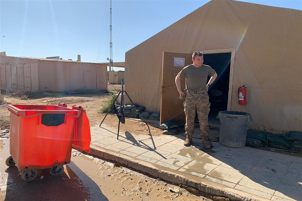 استقرار ارتش عراق در پایگاه القائم