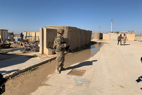 استقرار ارتش عراق در پایگاه القائم