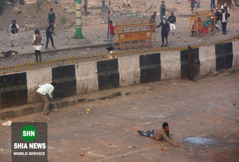 تصاویر درگیری‌ها میان مسلمانان و هندوها