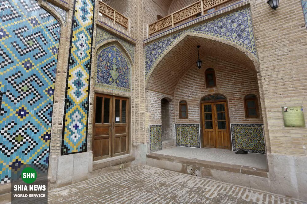 تصاویری از مدرسه علمیه سردارین قزوین با دو قرن قدمت