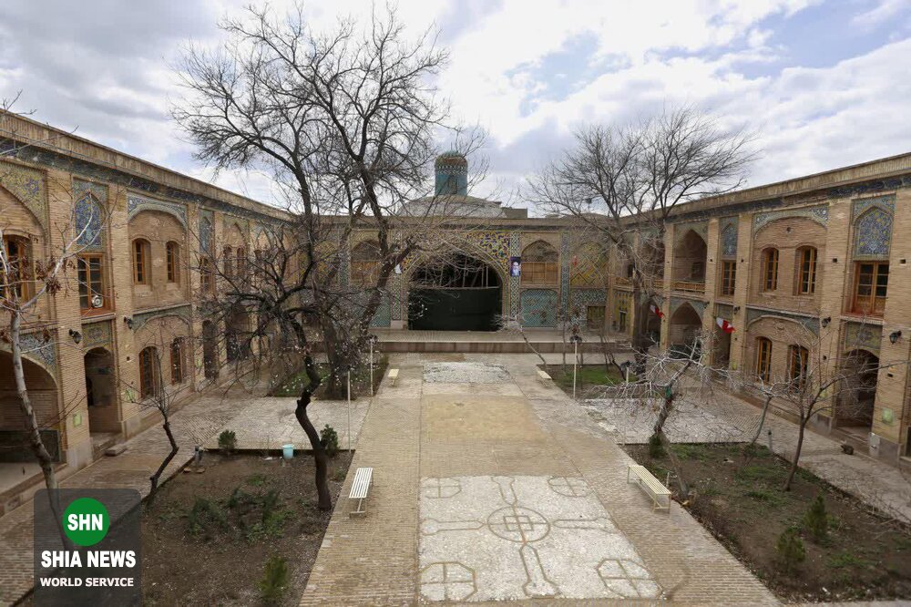 تصاویری از مدرسه علمیه سردارین قزوین با دو قرن قدمت