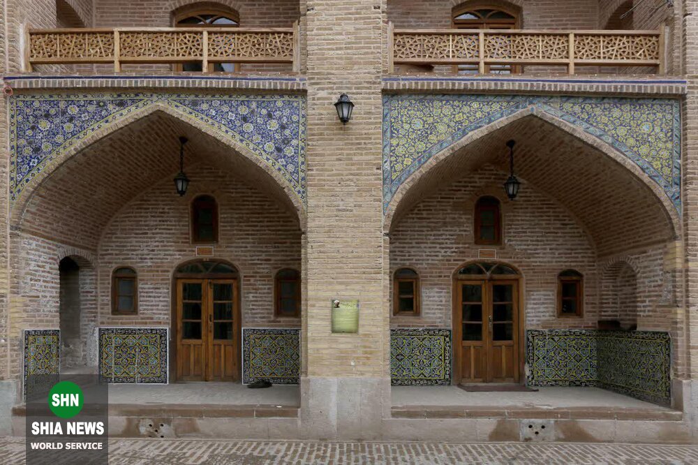 تصاویری از مدرسه علمیه سردارین قزوین با دو قرن قدمت