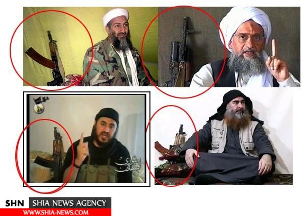 عاشقانه فرماندهان گروه‌های تروریستی و اسلحه‌های خوش‌دست