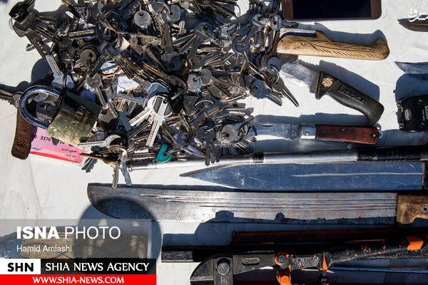 عکس/ دستگیری سارقان حرفه‌ای پایتخت