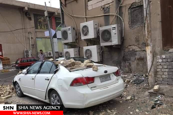 تصاویر طوفان خاک در کربلا تصاویر طوفان خاک در کربلا