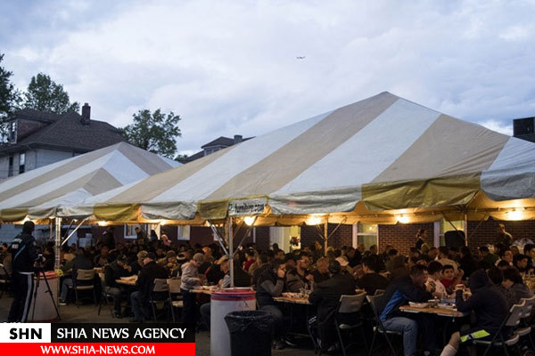 تصاویر ضیافت افطاری مسلمانان در واشنگتن