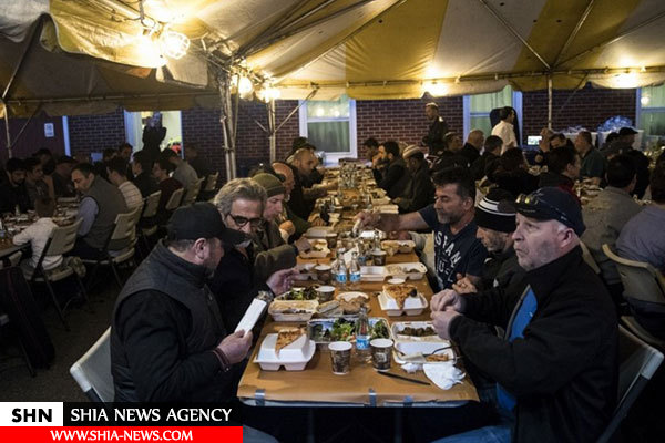 تصاویر ضیافت افطاری مسلمانان در واشنگتن