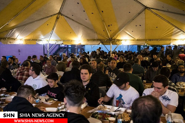 تصاویر ضیافت افطاری مسلمانان در واشنگتن