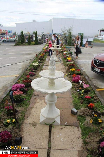مردم نیوزیلند مسجد امام رضا(ع) را گل کاری کردند