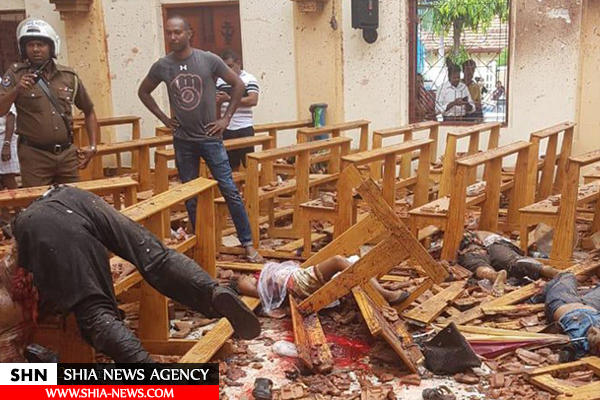 تصاویر انفجارهای مرگبار در عید پاک سریلانکا