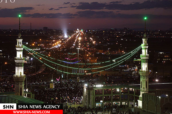 تصاویر مسجد جمکران در شب نیمه شعبان