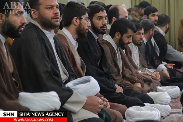 گزارش تصویری/ جشن نیمه شعبان در دفتر آیت‌الله صافی گلپایگانی