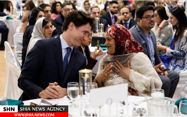 حضور نخست‌وزیر کانادا در مراسم افطاری