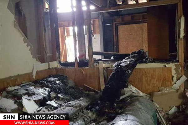 آخرین وضعیت مسجد سوخته نیوهیون در آمریکا