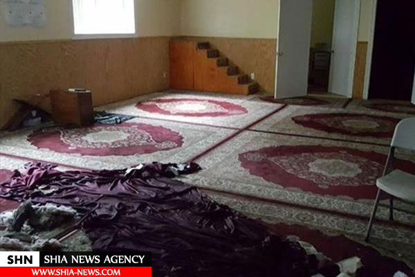 آخرین وضعیت مسجد سوخته نیوهیون در آمریکا