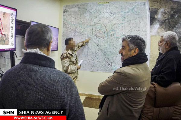 تصویری تاریخی از اتاق عملیات آزادسازی سامرا