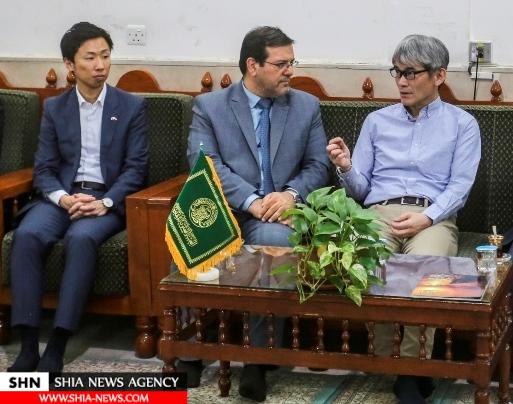سفیر ژاپن به زیارت حرم حضرت امیرالمومنین (ع) مشرف شد