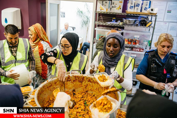 تصاویر گاردین از افطاری مسلمانان به ۶ هزار شهروند شهر بریستول