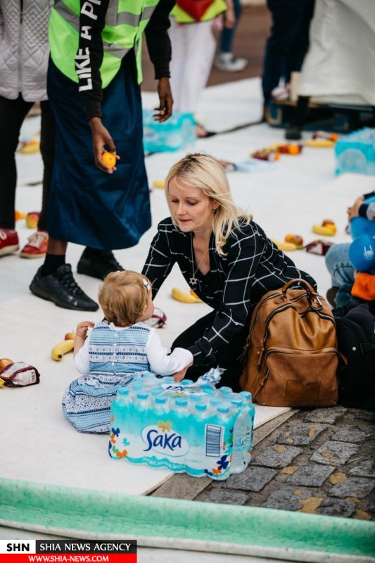 تصاویر گاردین از افطاری مسلمانان به ۶ هزار شهروند شهر بریستول