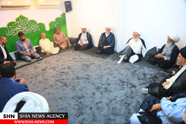 آیت الله فیاض با مراجع دیدار کرد+ تصاویر