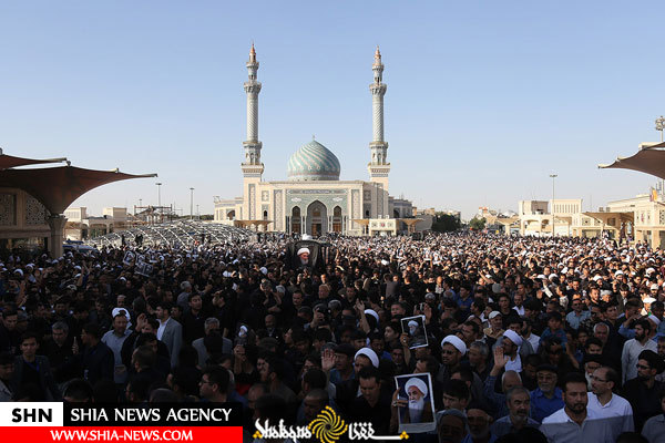 مراسم تشییع پیکر آیت الله محقق کابلی در شهر مقدس قم مراسم تشییع پیکر آیت الله محقق کابلی در شهر مقدس قم