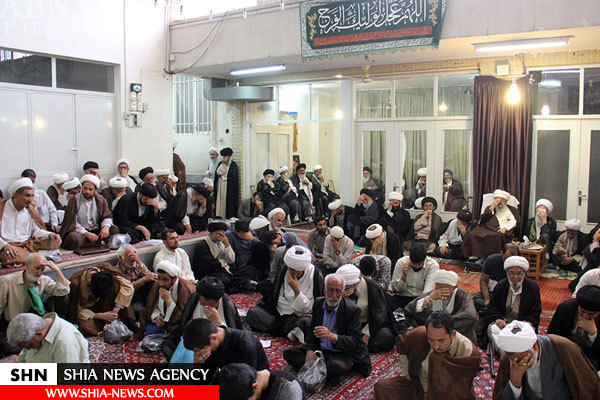 عزای شهادت حضرت حمزه سیدالشهداء(ع) با حضور آیت‌الله صافی گلپایگانی