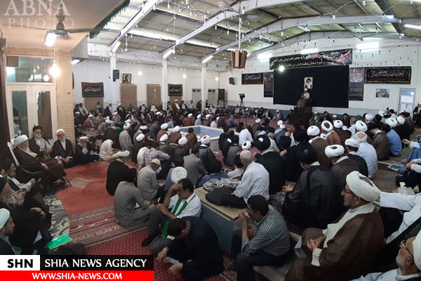 عزای شهادت حضرت حمزه سیدالشهداء(ع) با حضور آیت‌الله صافی گلپایگانی