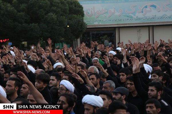 تصاویر/ دسته عزاداری شهادت امام علی(ع) با حضور آیت الله وحید خراسانی