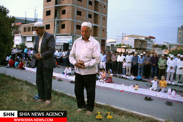 طولانی‌ترین سفره افطاری ایران در آق‌قلا‎