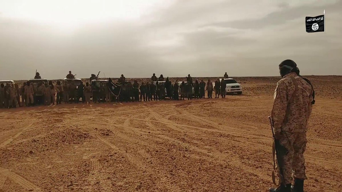 بیعت عناصر مسلح با سرکرده گروه تروریستی داعش در لیبی