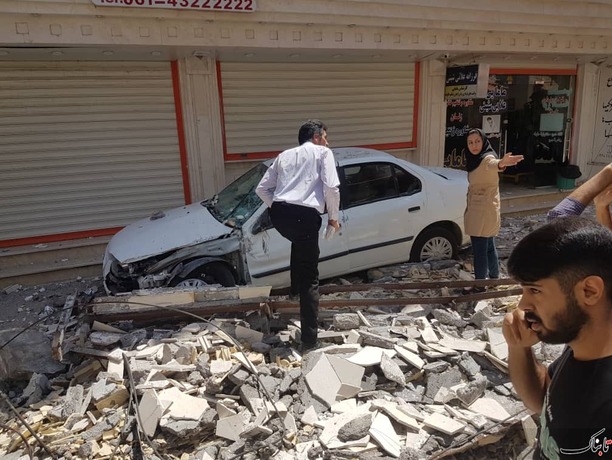 نخستین تصاویر از خرابی های زلزله در مسجدسلیمان