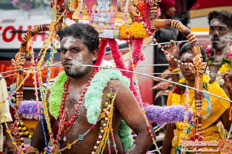 فستیوالی که در آن برای عبادت، بدنشان را سوراخ می&zwnj;کنند!