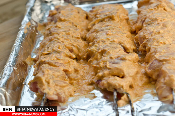 جوجه کباب با سسی عالی و طعم و رنگی بینظیر جوجه کباب با سسی عالی و طعم و رنگی بینظیر