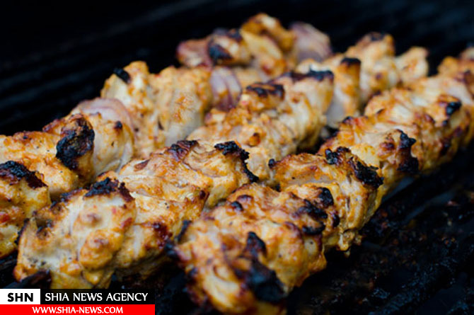جوجه کباب با سسی عالی و طعم و رنگی بینظیر جوجه کباب با سسی عالی و طعم و رنگی بینظیر