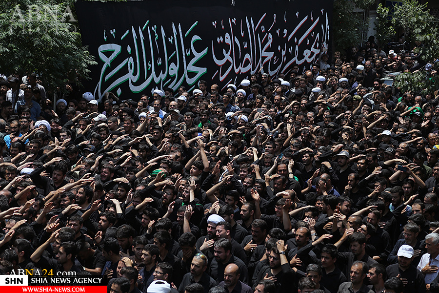 دسته عزاداری آیت الله وحید خراسانی در سالروز شهادت امام صادق(ع) دسته عزاداری آیت الله وحید خراسانی در سالروز شهادت امام صادق(ع)