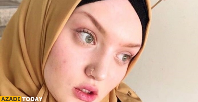 دختری که از طریق اینستاگرام به حجاب علاقه‌مند شد