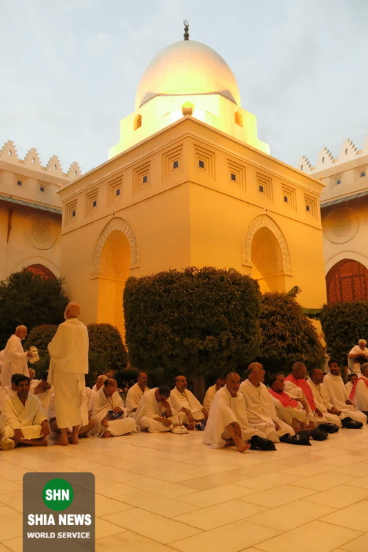 تصاویری از زائران خانه خدا در مسجد شجره