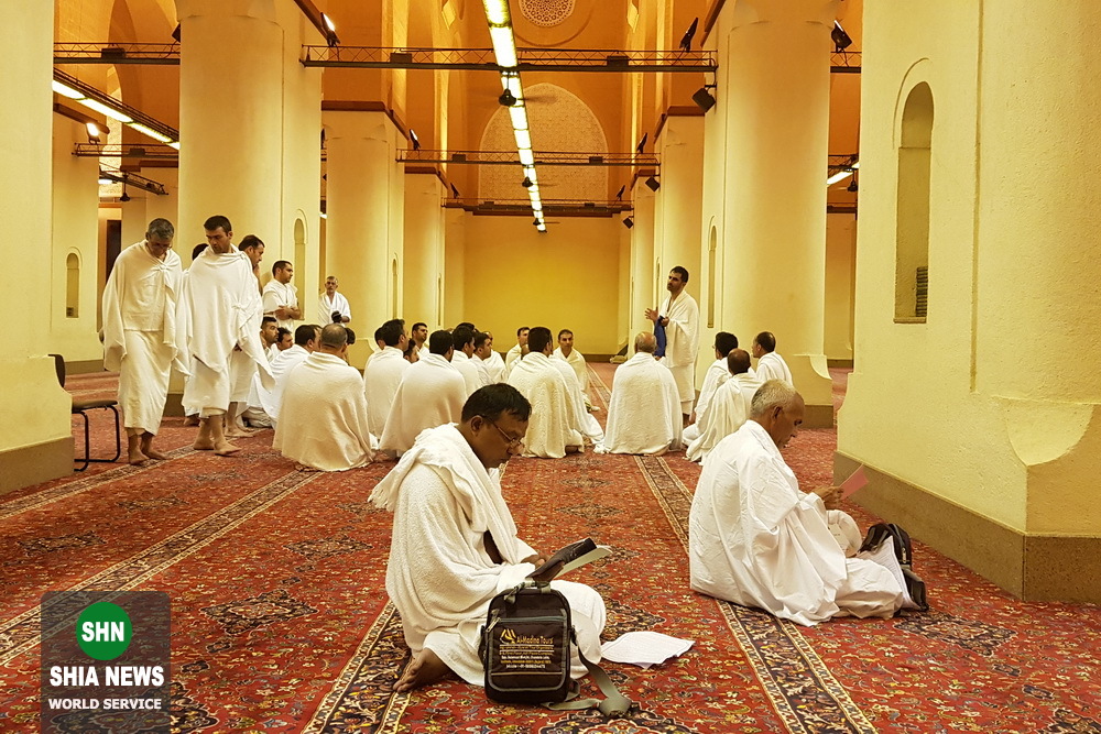 تصاویری از زائران خانه خدا در مسجد شجره