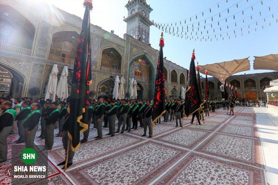 عزاداری شهادت امام باقر(ع) در حرم امیرالمومنین(ع) عزاداری شهادت امام باقر(ع) در حرم امیرالمومنین(ع)