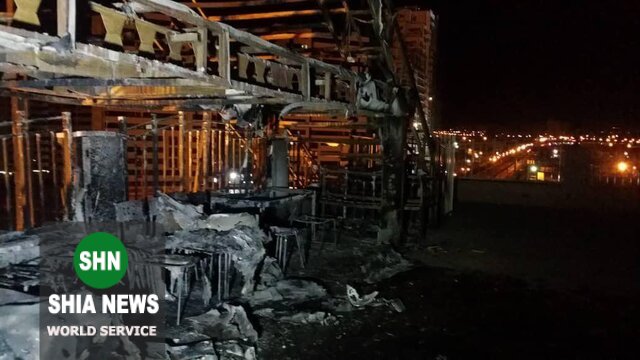 آتش سوزی گسترده در یک مجتمع تجاری در تهران