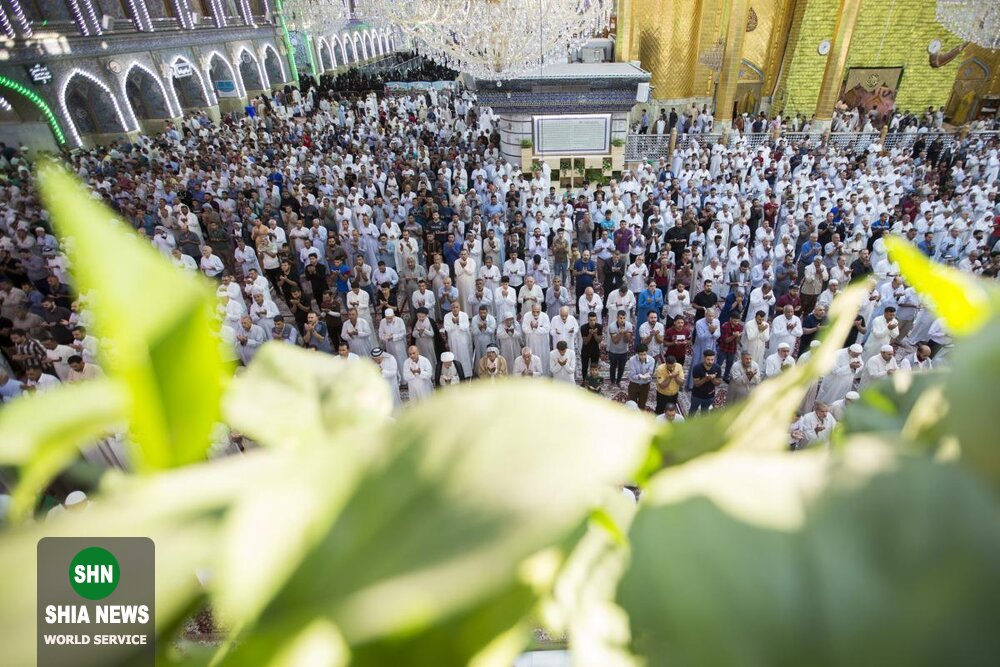 حضور میلیونی زائران در نماز عید قربان کربلا