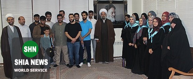 بازدید جمعی از جوانان شیعه انگلیسی از دارالقرآن علامه طباطبایی(ره) در قم
