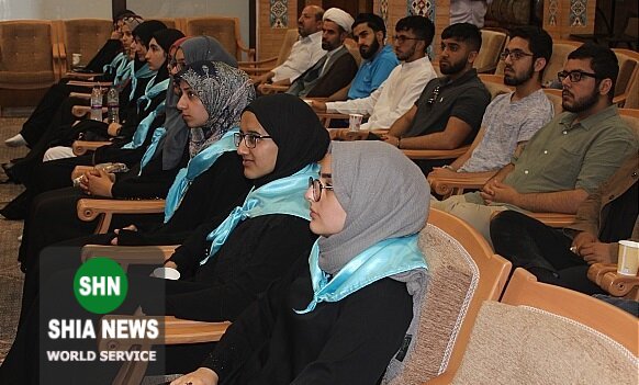 بازدید جمعی از جوانان شیعه انگلیسی از دارالقرآن علامه طباطبایی(ره) در قم