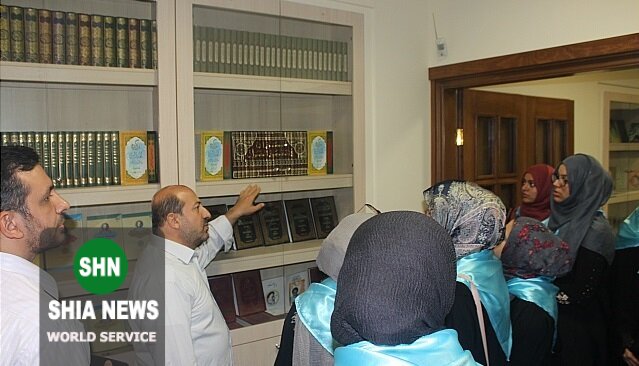 بازدید جمعی از جوانان شیعه انگلیسی از دارالقرآن علامه طباطبایی(ره) در قم