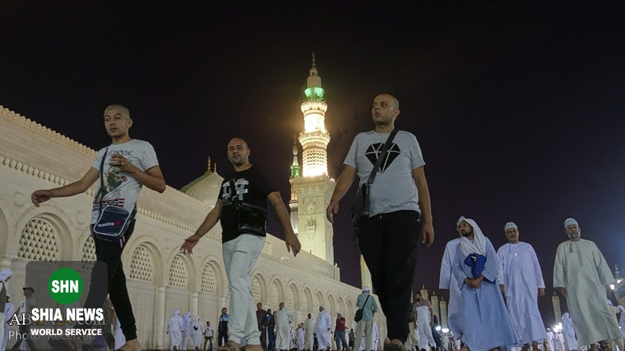 حضور حجاج در مدینه منوره