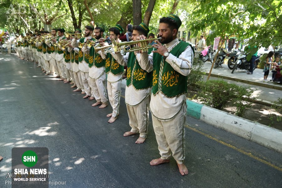 حرکت کاروان جشن و شادی به مناسبت عید غدیر در اصفهان