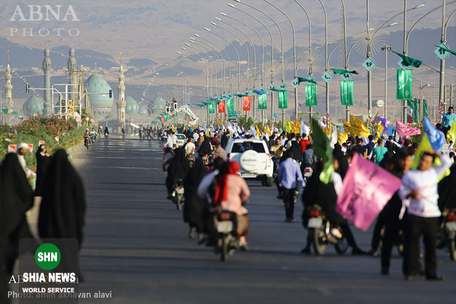 مراسم پیاده روی عاشقان ولایت در قم