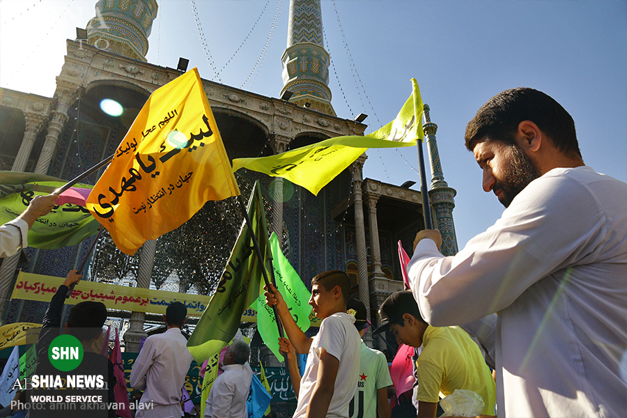 مراسم پیاده روی عاشقان ولایت در قم