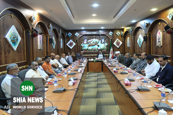 دیدار جمعی از شیعیان کشمیری با سرپرست حجاج ایرانی + تصاویر